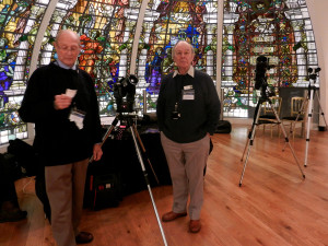 David and Roger in the Telescope Workshop