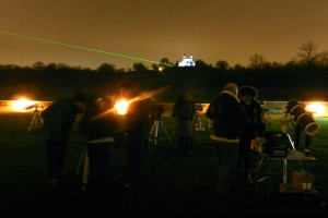 Telescopes with the Royal Observatory in the background