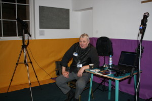 Brian takes a rest after a Astrophotography presentation