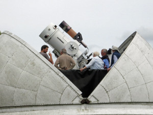 The SLR satellite laser ranging station  "..but can we defeat Ming the Merciless?" Rob gives us the rundown on the SLR equipment