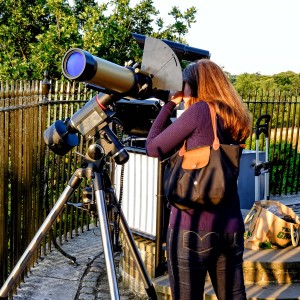 Viewing the Sun through the 90mm Coronado