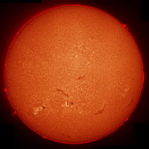 Sun in H-Alpha by Pete Lawrence